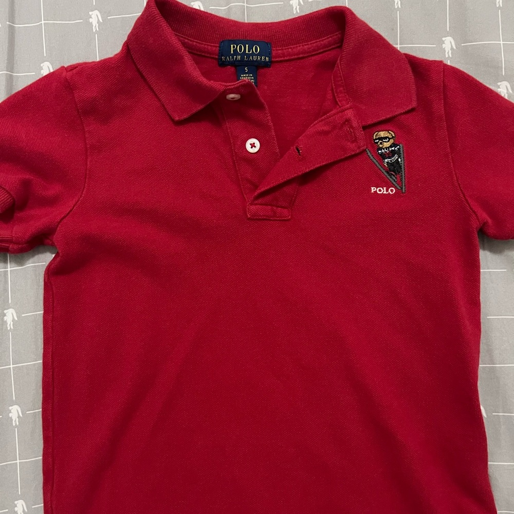 Ralph Lauren polo red teddy bear edition.